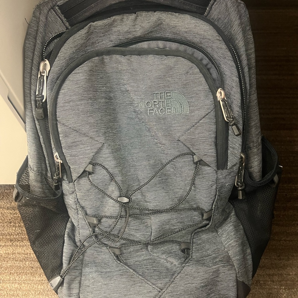 The North Face Heather Gray Daypack Backpack